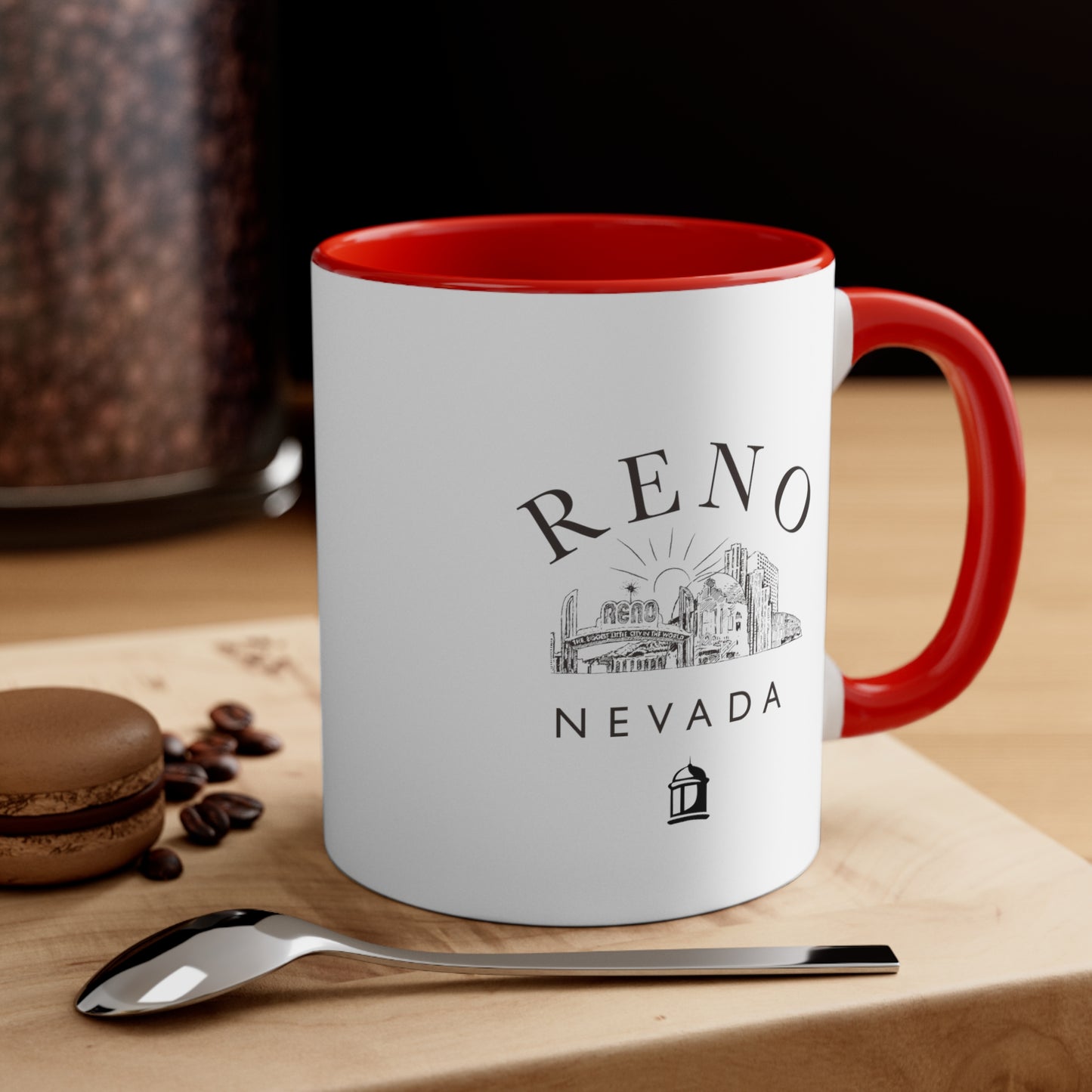 Reno Skyline - RHLF Accent Coffee Mug, 11oz