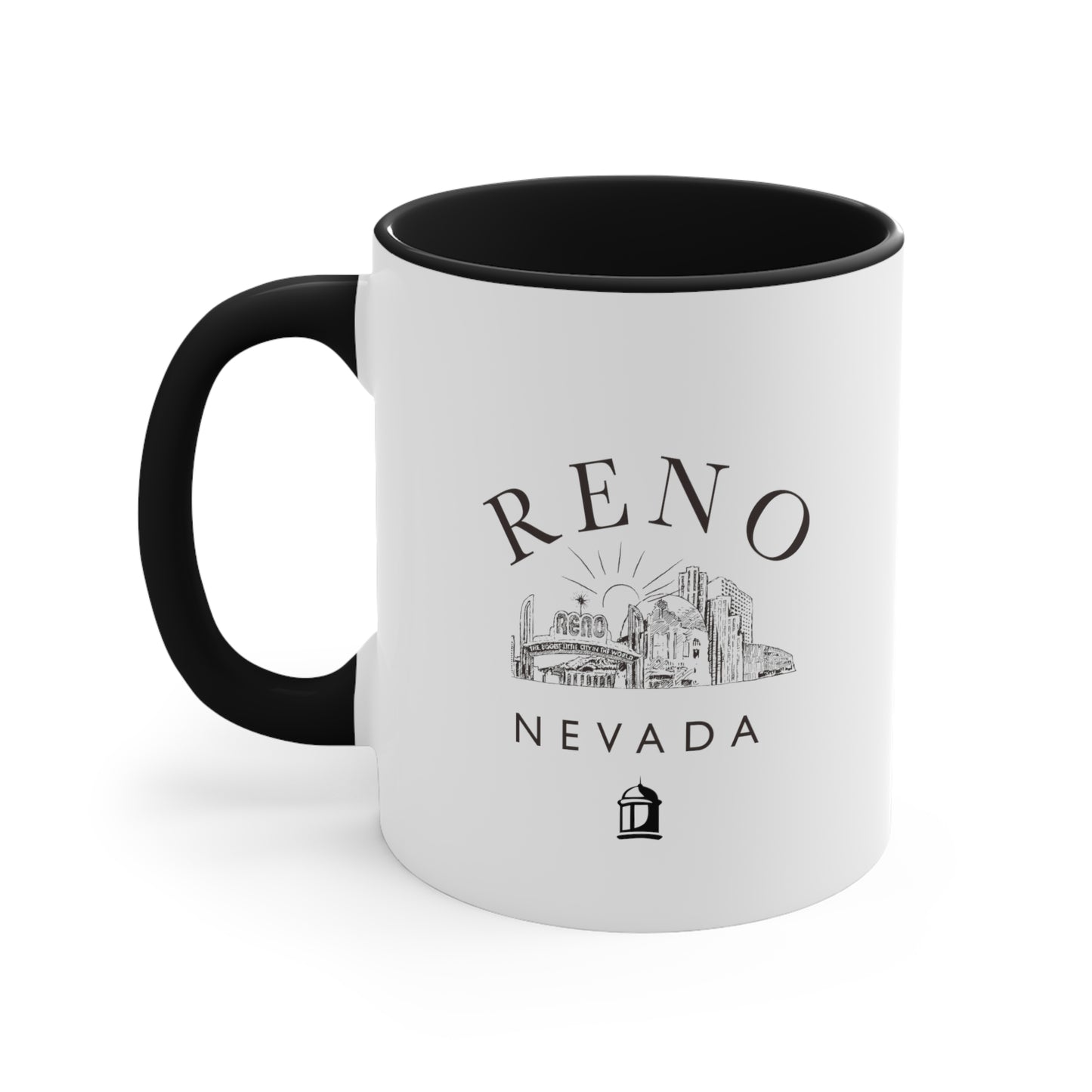 Reno Skyline - RHLF Accent Coffee Mug, 11oz