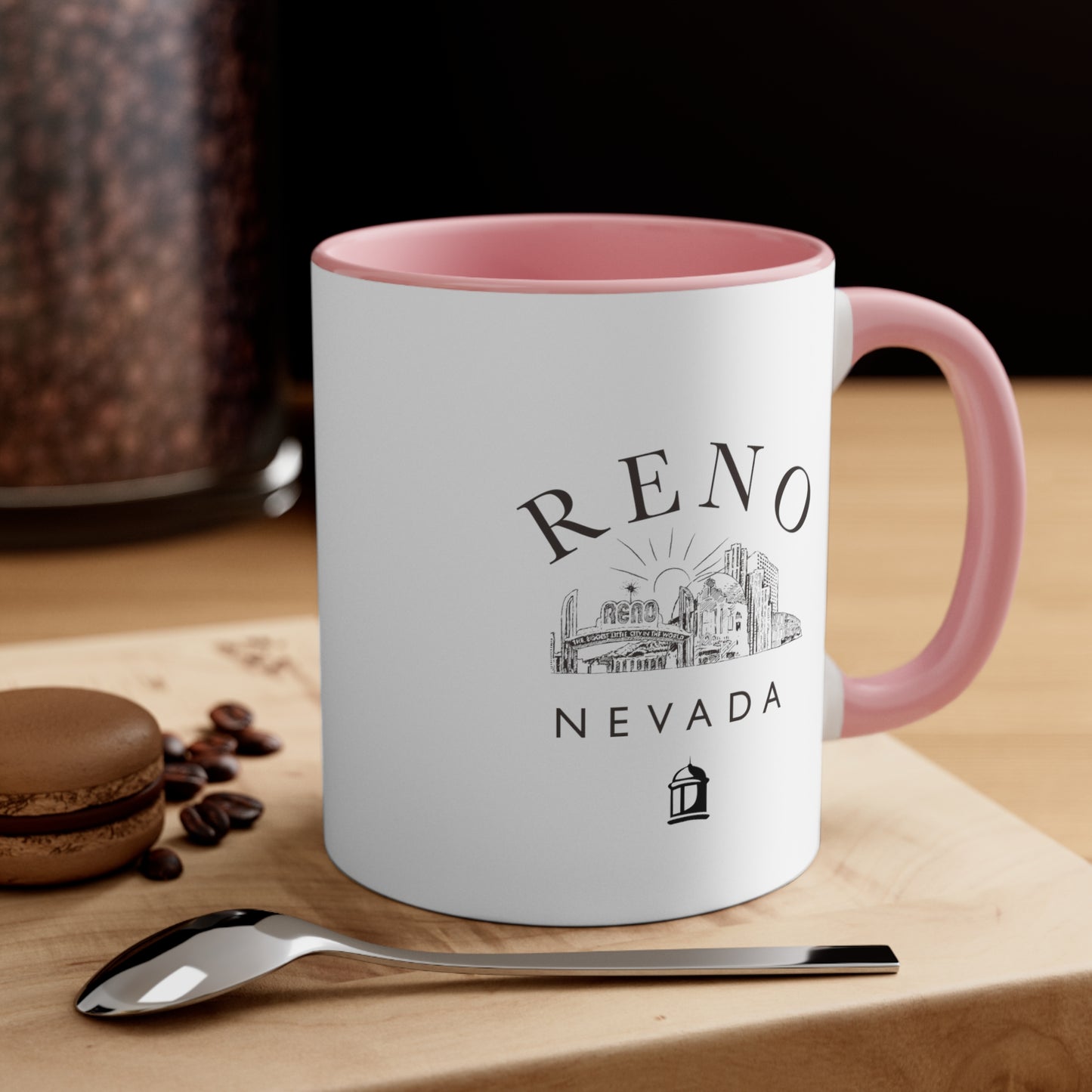 Reno Skyline - RHLF Accent Coffee Mug, 11oz