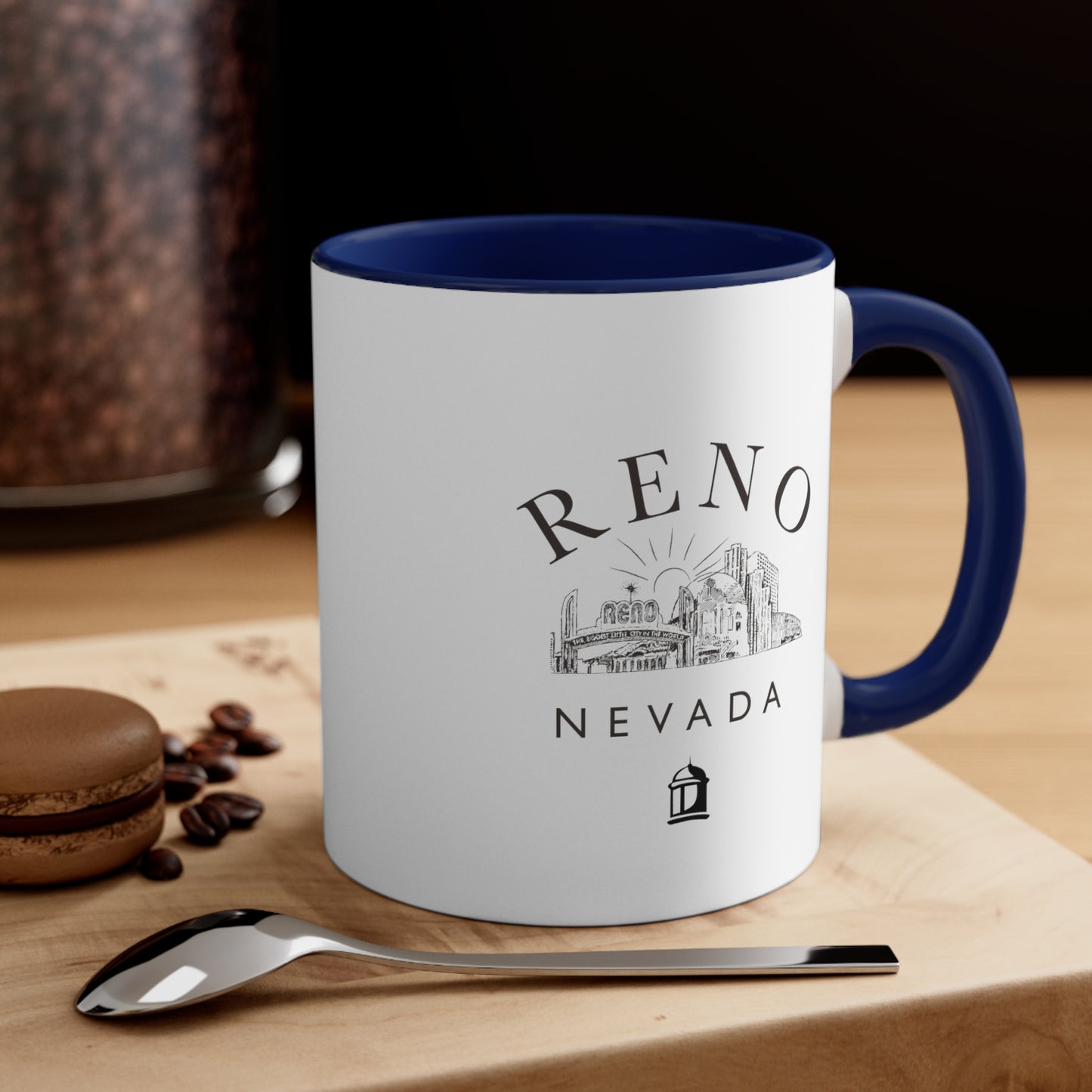Reno Skyline - RHLF Accent Coffee Mug, 11oz