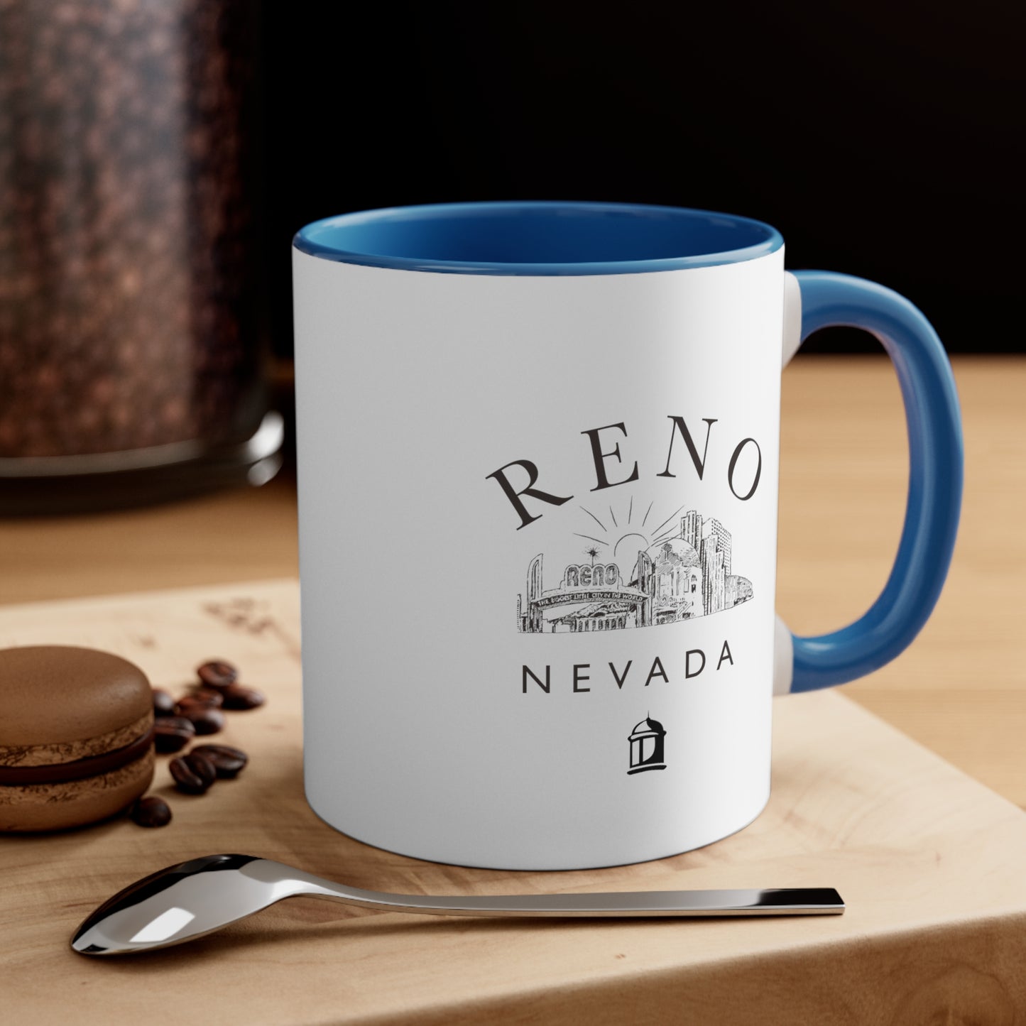 Reno Skyline - RHLF Accent Coffee Mug, 11oz