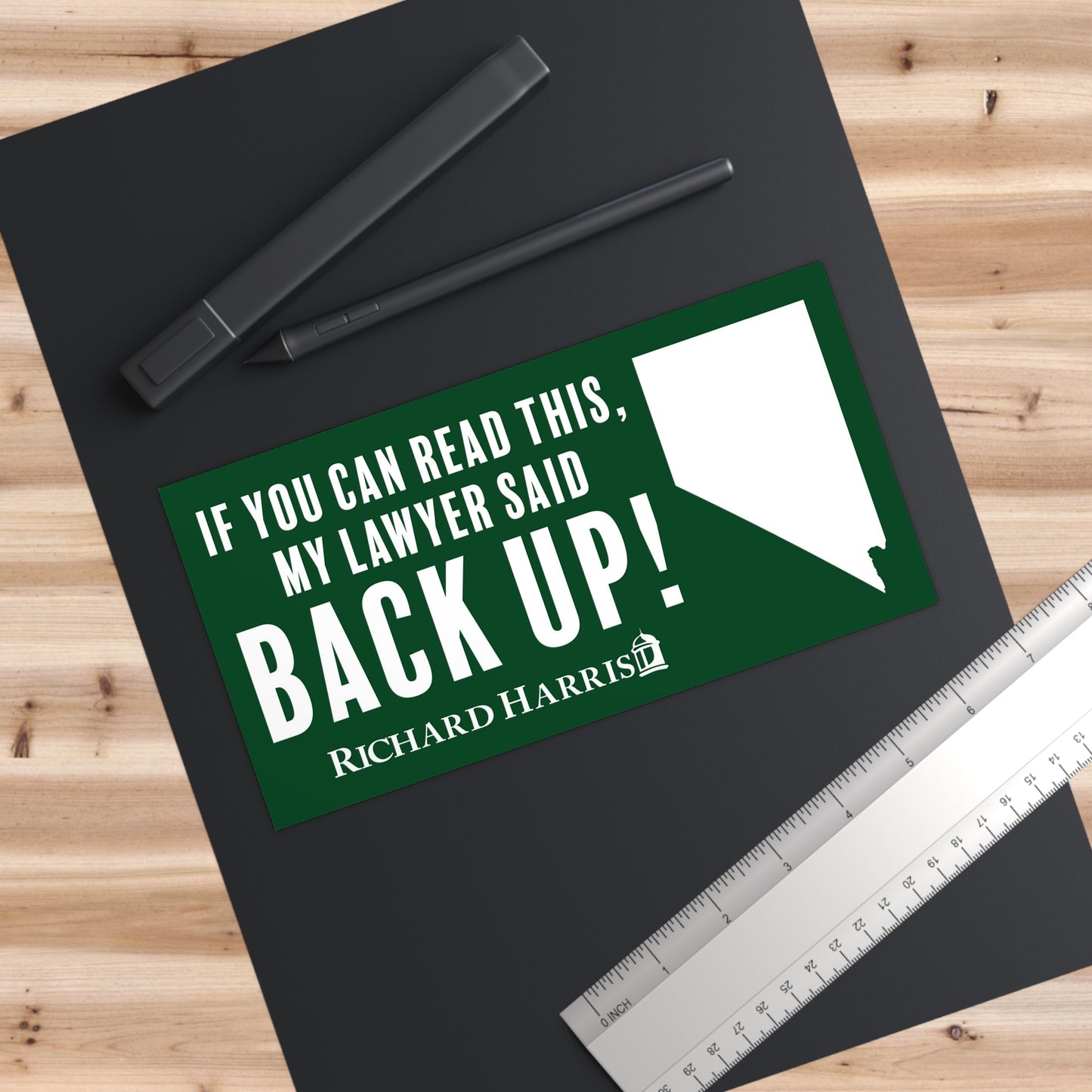 Back Up! Nevada Bumper Sticker