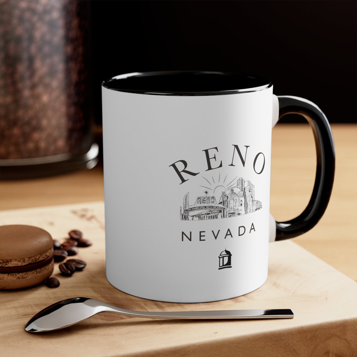 Reno Skyline - RHLF Accent Coffee Mug, 11oz